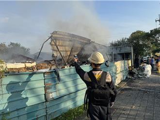岡山停業回收場大火 2區空品拉緊報 環保局出手開罰