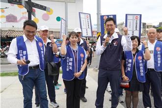 花蓮罷免進入白熱化 藍綠接連前往市場宣講