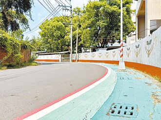 高雄 左營德天街大轉彎 危及學童安全