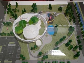 營造商捐2億蓋台中小豬藝文基地 上萬頭「豬」進駐拚明年底完工