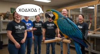 這隻鸚鵡該刷牙了！ 瀕死被救回滿血後竟「出口成髒」