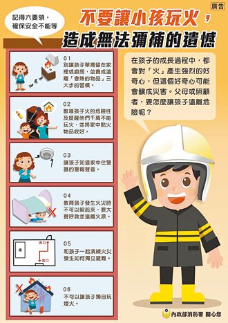 住宅火災占7成 防孩童玩火