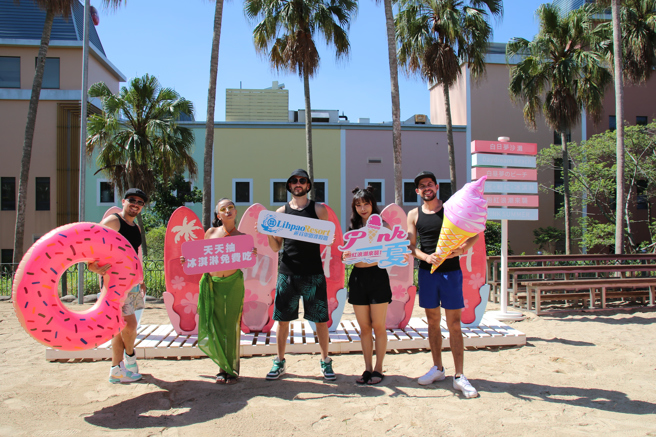 马拉湾25周年推出全新网美景点「白日梦沙滩」。(福容饭店提供)