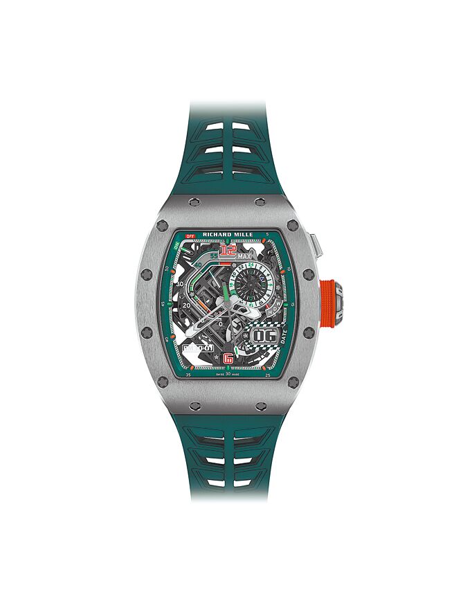Richard Mille为迎接利曼经典赛推出RM30-01 Le Mans Classic利曼经典赛联名表，限量150只。 （Richard Mille提供）