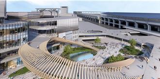 绝美空桥首曝光！全台最大百货D-ONE「月亮湾」秀3亮点