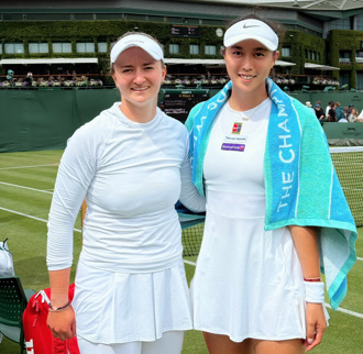 溫布頓》和大滿貫冠軍聯手 詹皓晴女雙通過首輪考驗