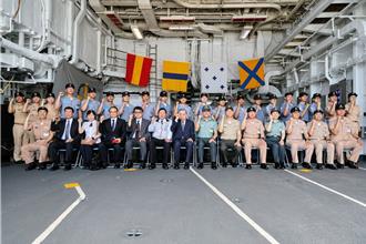 漢光演習前夕  李棟樑慰訪蘇澳海軍168艦隊