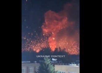 影》頓內次克傳出猛烈爆炸 烏無人機打擊俄軍大型彈藥庫