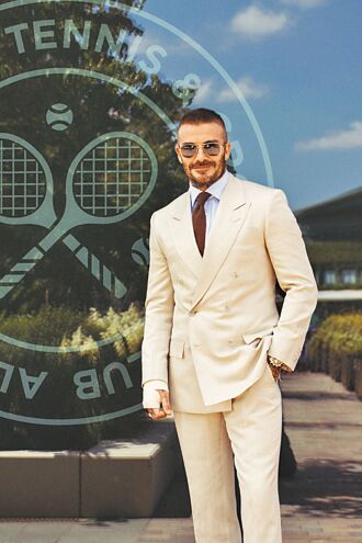 貝克漢穿聯名西裝成最帥風景