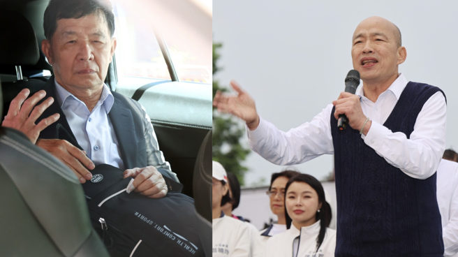 台北市前副市長彭振聲（左）、立法院長韓國瑜（右）。（合成圖／本報資料照）