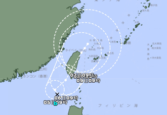 熱帶低壓生成！最快今晚成颱 可能登陸「海陸警齊發」