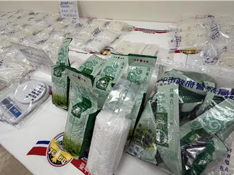 驚人！2.4億K他命偽裝鐵觀音茶葉    沙鹿日租套房竟是毒倉