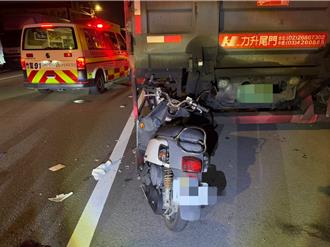 桃園航空城交通亂象多 機車騎士自撞違停貨車亡 地方促改善