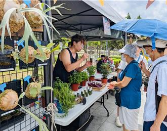 新北植愈蒔光節淡水登場 青農攜手陶藝家 打造綠色希望市集