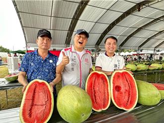 90台斤西瓜奪下桃園西瓜王 超大南瓜破500台斤亮眼登場