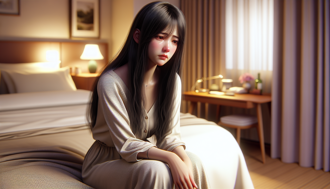 正妹休息醒來嚇壞 衛生護墊被取下！幸好淫狼「無法勃起」