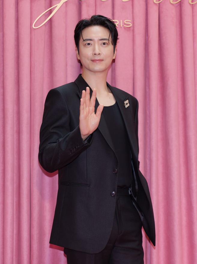 李浚赫表示这次在活动上能够看到这么多粉丝很开心。（吴松翰摄）