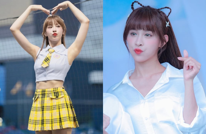 中信兄弟啦啦队女孩「啾啾」。（图／翻摄自IG @juliaaa.49）