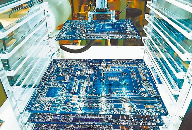 GB200伺服器带动高阶PCB、CCL材料需求，PCB族群股价续创新高。图／本报资料照片