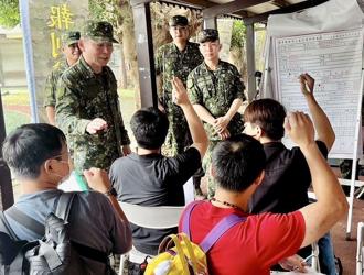 后备部指挥官视导同心演习报到 勉全力投入演训