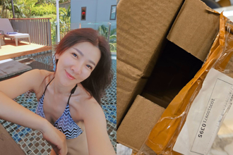 曾雅蘭超商取貨「開箱只有空氣」 疑遇詐騙怒轟：太神扯了！