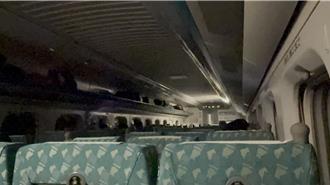 丹娜絲嘉義登陸狂掃南台灣 高鐵超晃停駛 受困旅客驚「像搭船」