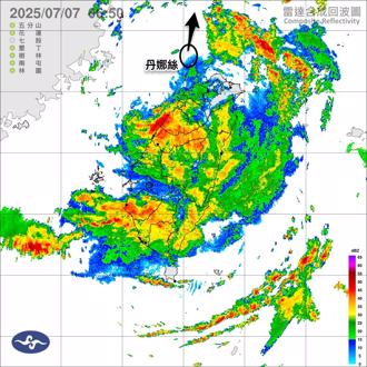 丹娜絲直球對決「被中央山脈摧殘」慘況曝