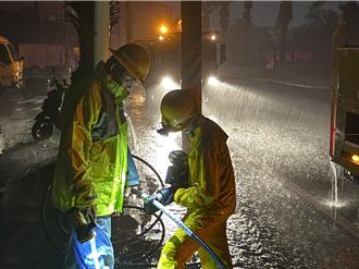 丹娜絲發威！高雄逾2.1萬戶停電中 台電拚入夜前全面復電