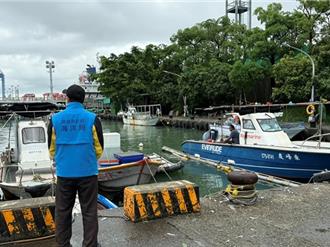 丹娜絲遠離 高雄漁港作業恢復 外籍船員返船整補備出海