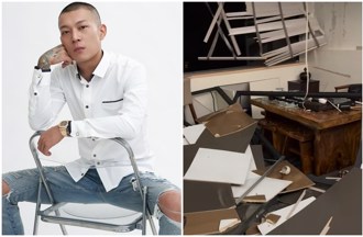 鳳梨住處遭颱風肆虐「家破了」 ！ 對外窗、屋內家具全毀慘況曝光