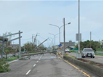 重灾区！台南深夜宣布16区8日停班停课 高雄3里颱风假