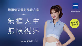 德國蔡司雷射神助攻！女神安心亞自在享受無框人生