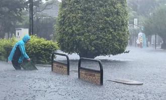 彰化整片紫爆！包辦全台雨量前25名 鄭明典喊：支援救災
