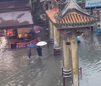 影》豪雨狂炸彰化「大淹水」 縣長臉書發文遭灌爆