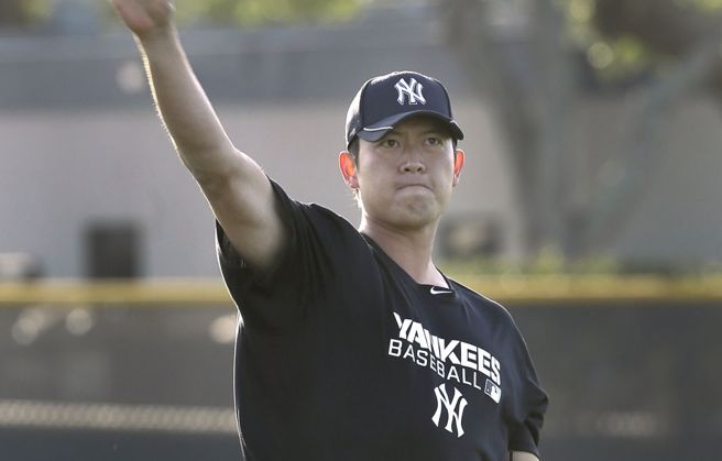 2013年的王建民。（美聯社資料照）