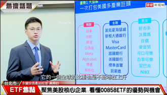 美股產業巨頭一次網羅 00858將除息