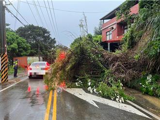 竹市閃電雷雨狂炸！最大時雨量破40mm