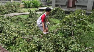 丹娜絲颱風重創嘉義市 31校園受損復建經費逾3500萬