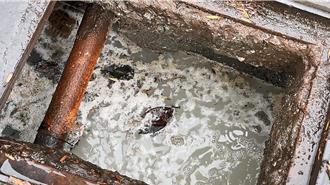 台東欣豐豆腐廠排臭水惹民怨 居民灌水泥封水溝自救