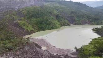 921後首見！雲林草嶺潭再現「堰塞湖」 水量驚人現況曝