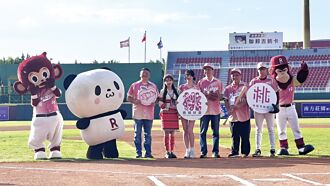 乐天桃猿「水蜜桃趴」 甜蜜应援