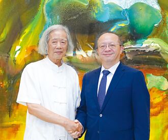 國際抽象大師詹阿水 第一藝術空間開展