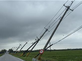 丹娜絲重創台南！4萬戶仍停電 復電時間曝光