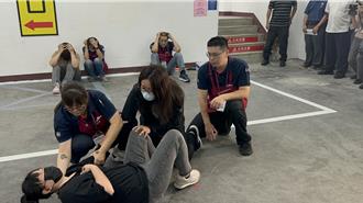 台中漢光演習進社區　全聯超市秒變避難所