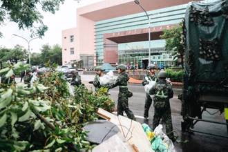 「丹娜絲」颱風重創台南 第四作戰區演習期間 持續投入地方災後復原