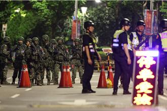 漢光41號演習第四天 萬板大橋演練重要通道檢查管制