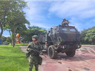 漢光41號演習操演 海馬士發射車迅速完成應變任務