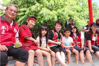 台中谷關溫泉廣場升級回歸 盧秀燕泡腳認證