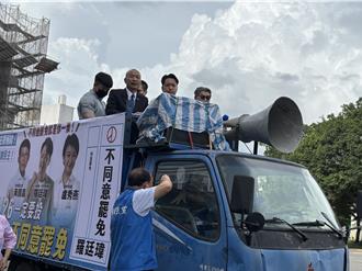 反惡罷「辣個男人」來了！   韓國瑜陪羅廷瑋掃街