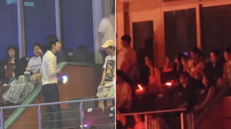 直擊》李洙赫真的來小巨蛋看GD了！嗨舉手機錄下好友帥氣身影